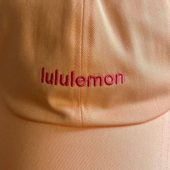 Lululemon Classic Ball Cap Color: Peach Bellini Glaze Pink Size L / XL new main image 7